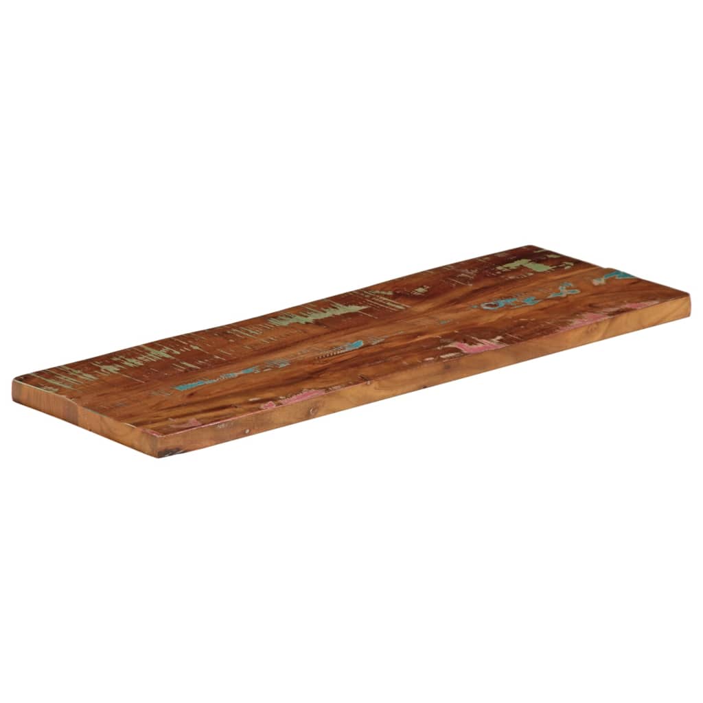 Tafelblad rechthoekig 80x30x3,8 cm massief gerecycled hout is nu te koop bij PeponiXL, paradijselijk wonen!