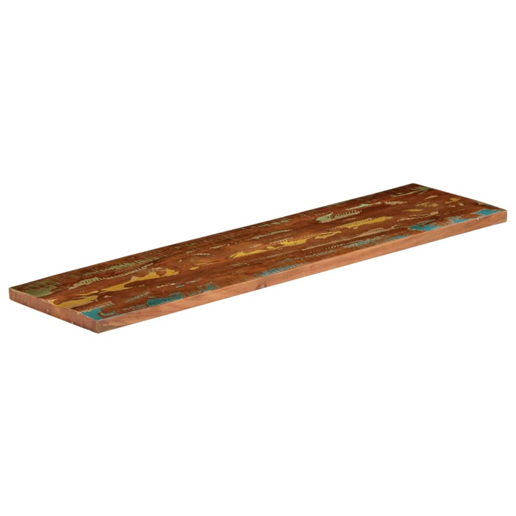 Tafelblad rechthoekig 100x30x3,8 cm massief gerecycled hout is nu te koop bij PeponiXL, paradijselijk wonen!