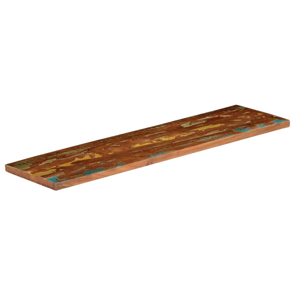 Tafelblad rechthoekig 120x30x3,8 cm massief gerecycled hout is nu te koop bij PeponiXL, paradijselijk wonen!