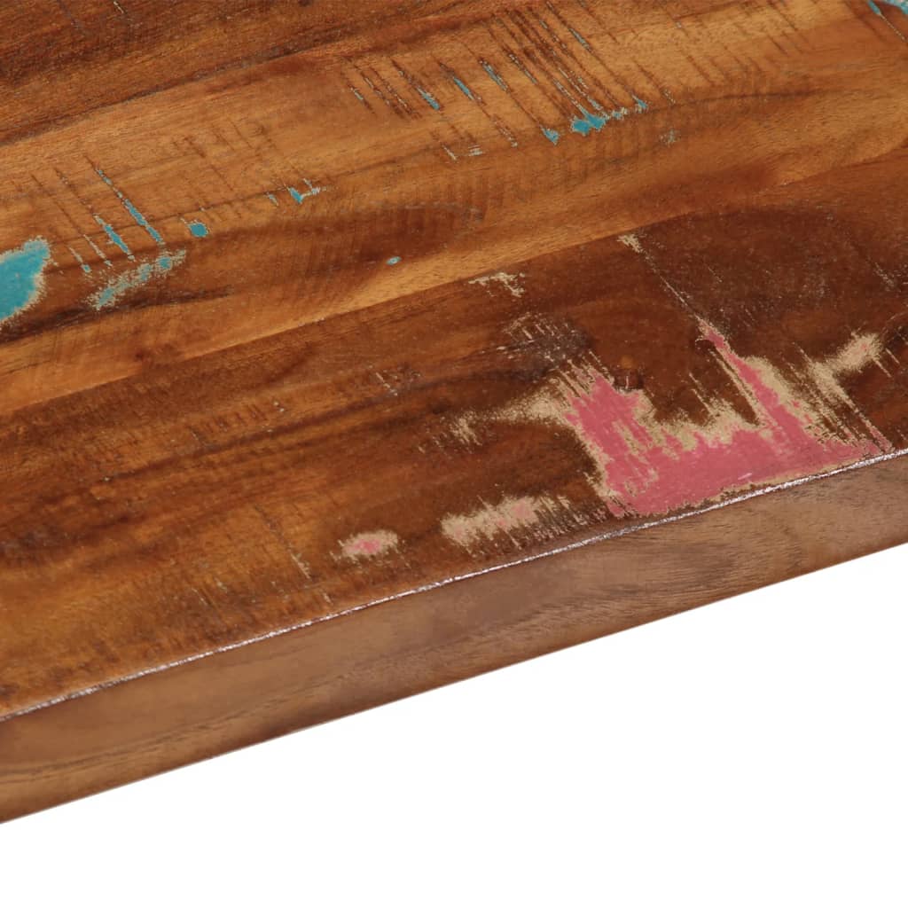 Tafelblad rechthoekig 90x40x3,8 cm massief gerecycled hout is nu te koop bij PeponiXL, paradijselijk wonen!