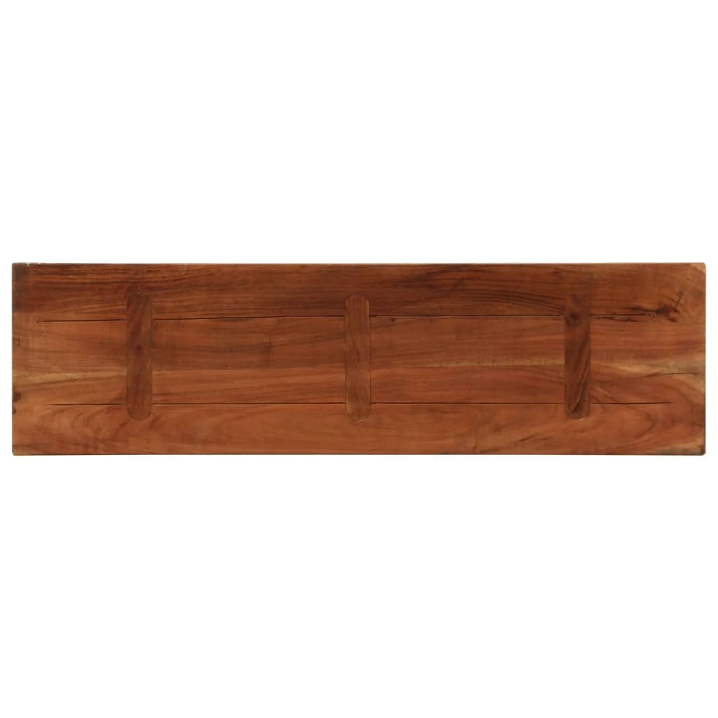Tafelblad rechthoekig 100x40x3,8 cm massief gerecycled hout is nu te koop bij PeponiXL, paradijselijk wonen!