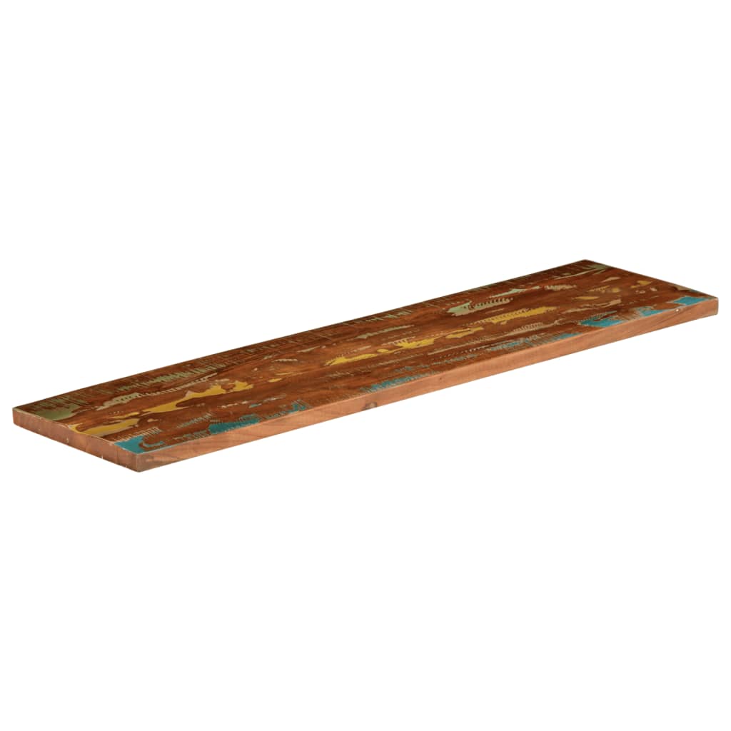 Tafelblad rechthoekig 120x40x3,8 cm massief gerecycled hout is nu te koop bij PeponiXL, paradijselijk wonen!