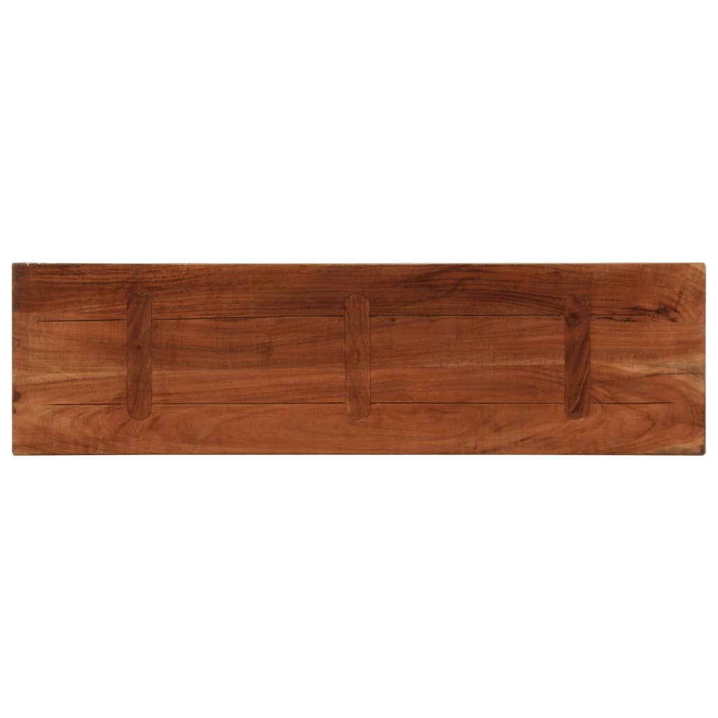Tafelblad rechthoekig 120x40x3,8 cm massief gerecycled hout is nu te koop bij PeponiXL, paradijselijk wonen!
