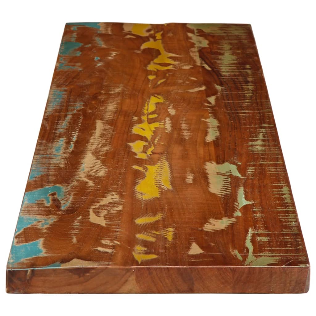 Tafelblad rechthoekig 140x40x3,8 cm massief gerecycled hout is nu te koop bij PeponiXL, paradijselijk wonen!