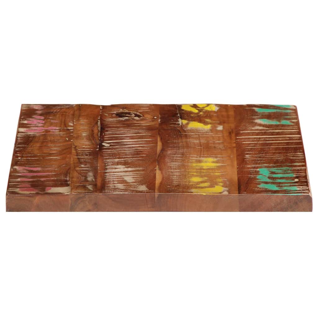 Tafelblad vierkant 50x50x3,8 cm massief gerecycled hout is nu te koop bij PeponiXL, paradijselijk wonen!