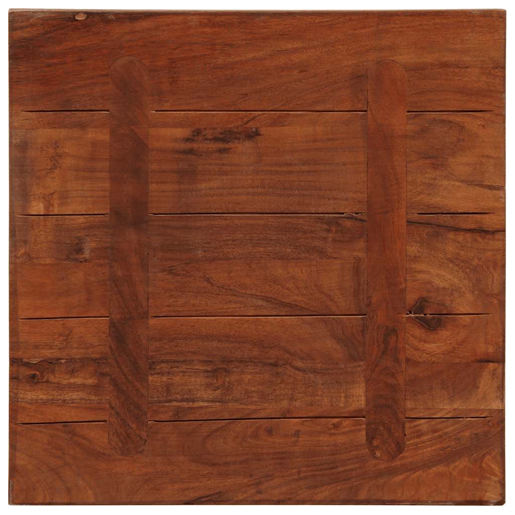 Tafelblad vierkant 50x50x3,8 cm massief gerecycled hout is nu te koop bij PeponiXL, paradijselijk wonen!