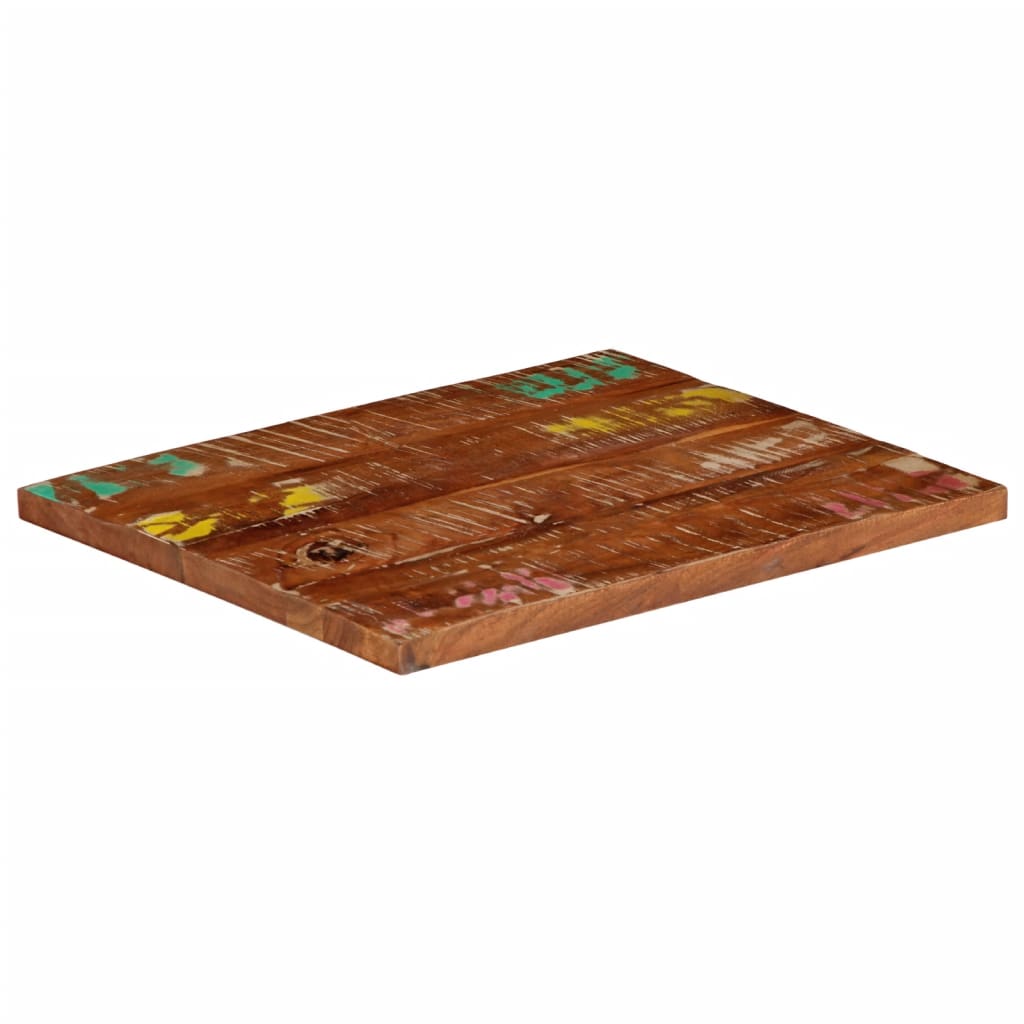 Tafelblad rechthoekig 60x50x3,8 cm massief gerecycled hout is nu te koop bij PeponiXL, paradijselijk wonen!