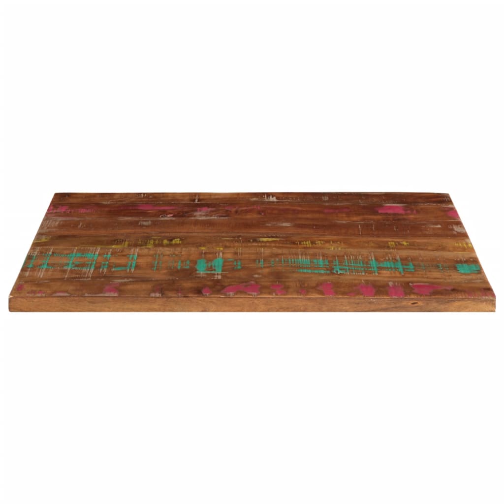 Tafelblad rechthoekig 80x60x3,8 cm massief gerecycled hout is nu te koop bij PeponiXL, paradijselijk wonen!