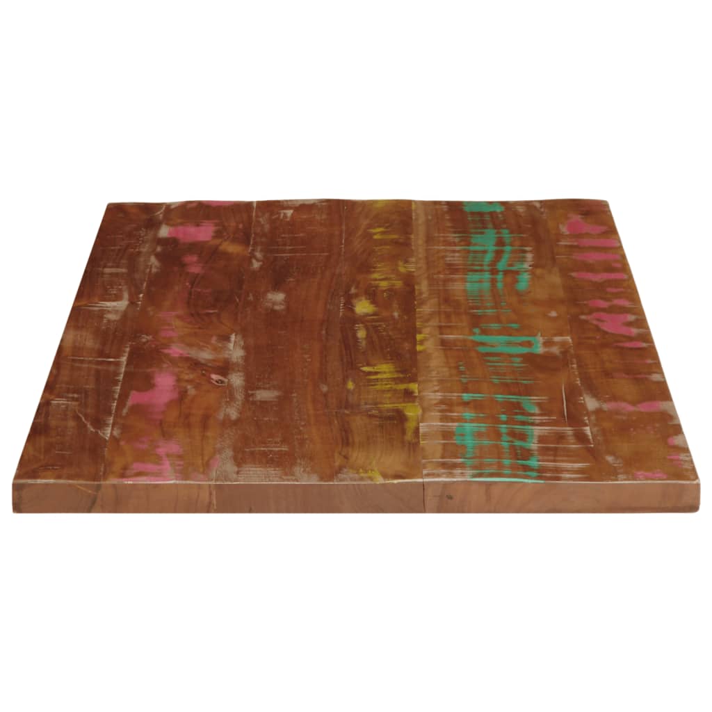 Tafelblad rechthoekig 80x60x3,8 cm massief gerecycled hout is nu te koop bij PeponiXL, paradijselijk wonen!