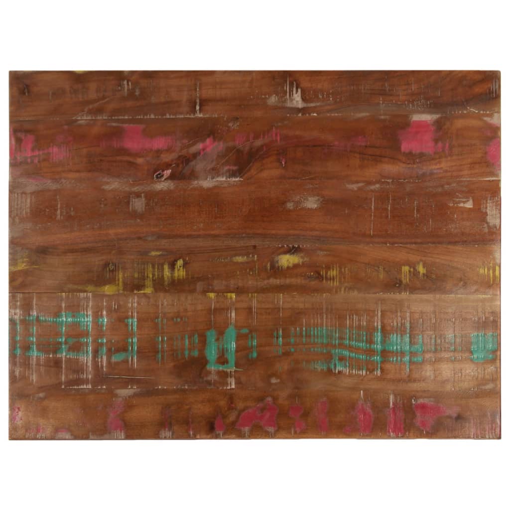 Tafelblad rechthoekig 90x60x3,8 cm massief gerecycled hout is nu te koop bij PeponiXL, paradijselijk wonen!
