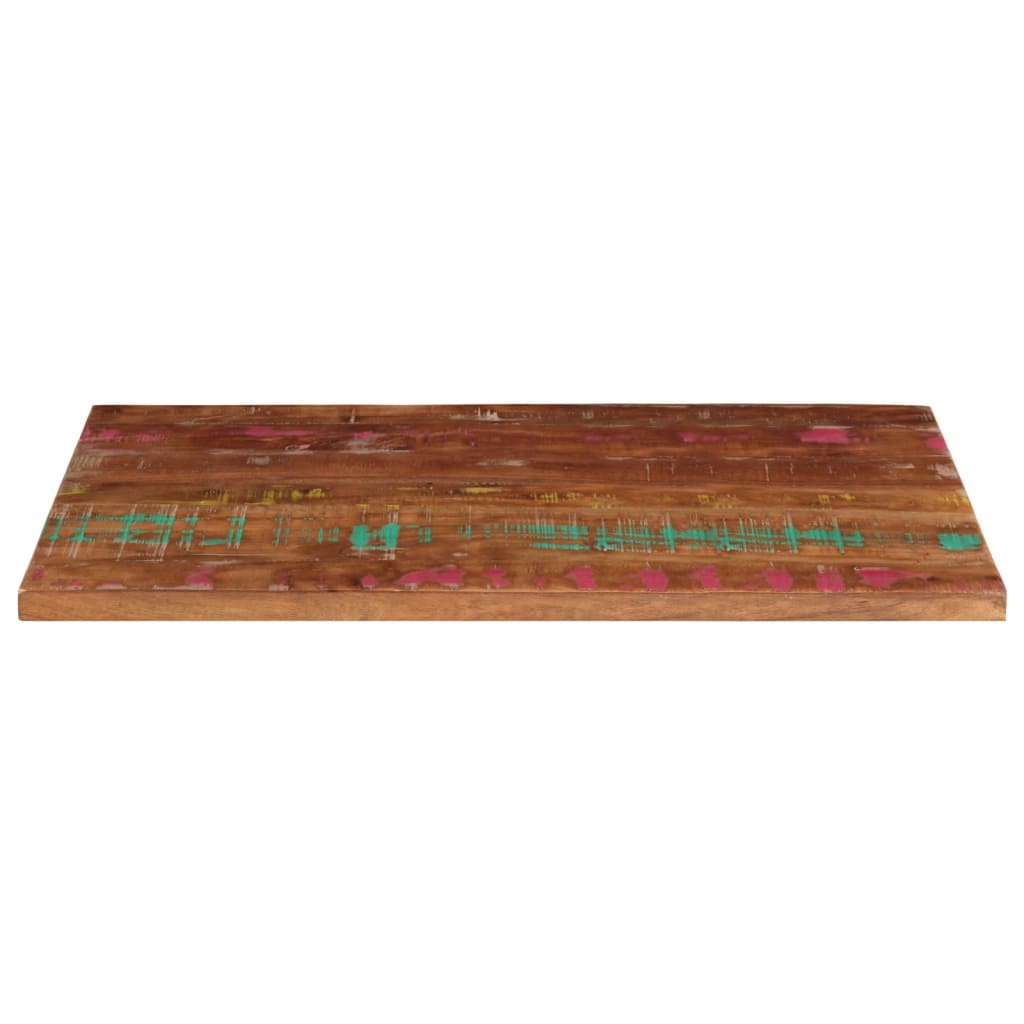 Tafelblad rechthoekig 100x60x3,8 cm massief gerecycled hout is nu te koop bij PeponiXL, paradijselijk wonen!