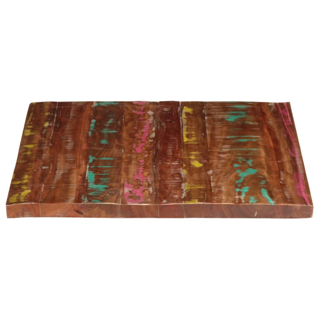 Tafelblad rechthoekig 90x80x3,8 cm massief gerecycled hout is nu te koop bij PeponiXL, paradijselijk wonen!