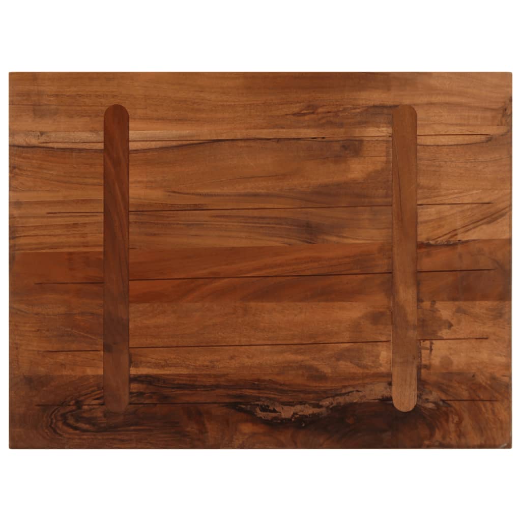 Tafelblad rechthoekig 80x60x2,5 cm massief gerecycled hout is nu te koop bij PeponiXL, paradijselijk wonen!