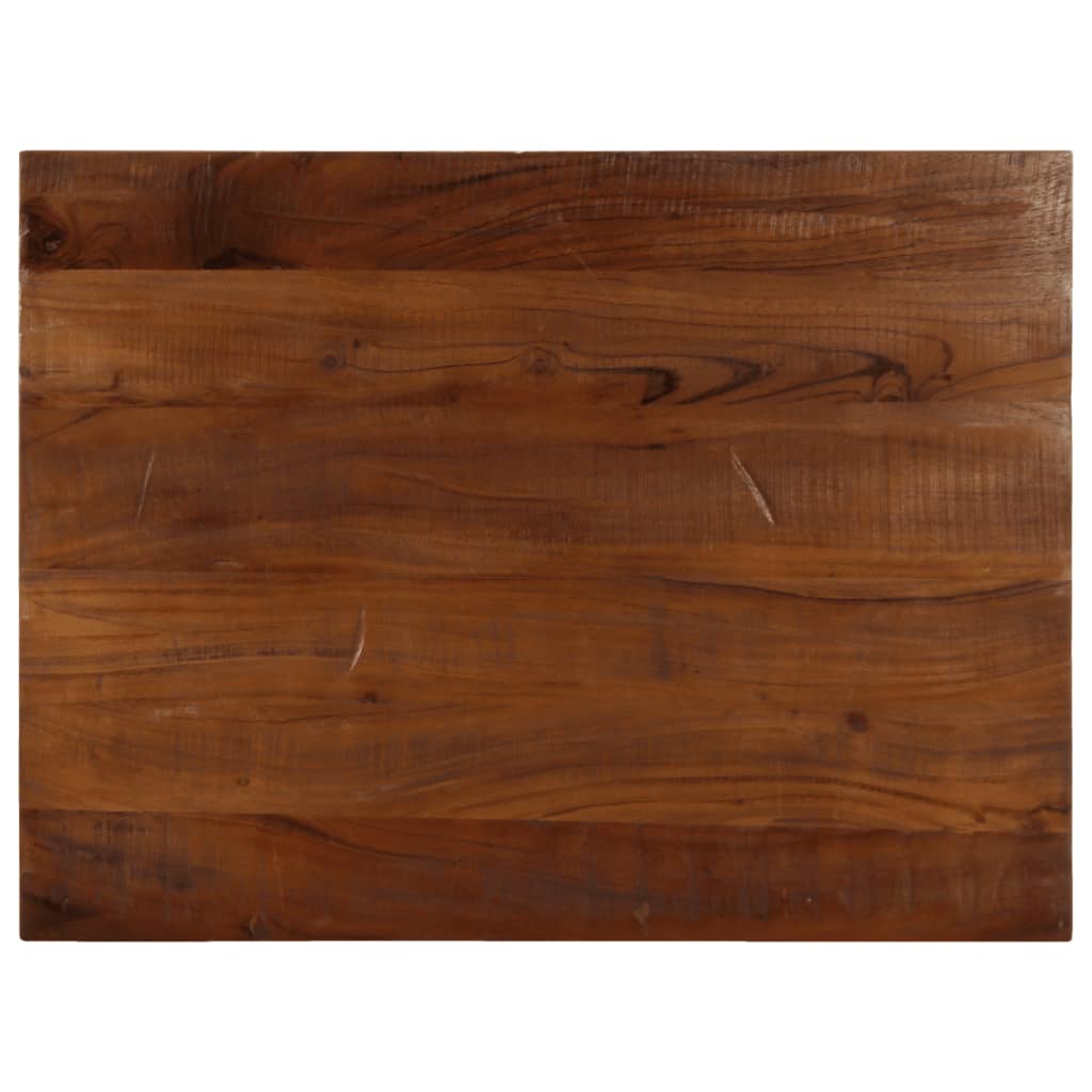 Tafelblad rechthoekig 80x70x2,5 cm massief gerecycled hout is nu te koop bij PeponiXL, paradijselijk wonen!
