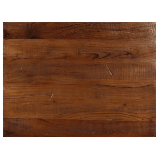 Tafelblad rechthoekig 90x70x2,5 cm massief gerecycled hout is nu te koop bij PeponiXL, paradijselijk wonen!