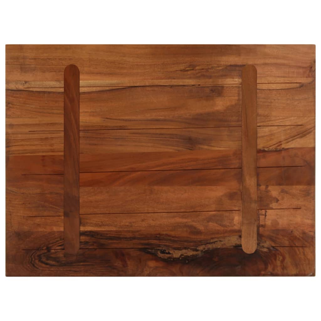 Tafelblad rechthoekig 90x70x2,5 cm massief gerecycled hout is nu te koop bij PeponiXL, paradijselijk wonen!