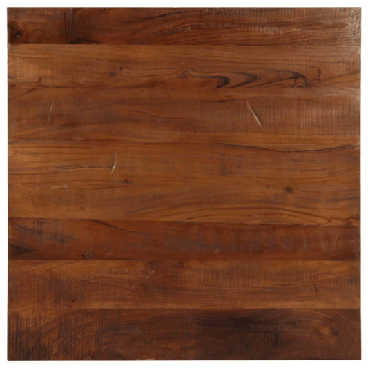 Tafelblad vierkant 80x80x2,5 cm massief gerecycled hout is nu te koop bij PeponiXL, paradijselijk wonen!