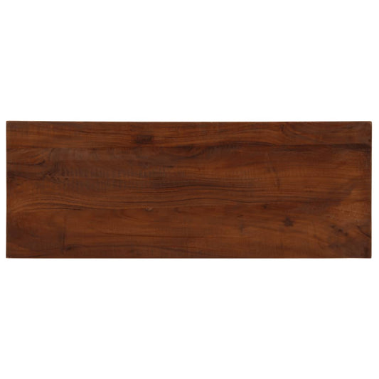 Tafelblad rechthoekig 70x20x3,8 cm massief gerecycled hout is nu te koop bij PeponiXL, paradijselijk wonen!