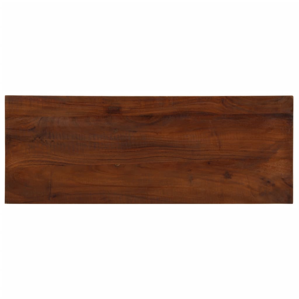 Tafelblad rechthoekig 90x30x3,8 cm massief gerecycled hout is nu te koop bij PeponiXL, paradijselijk wonen!