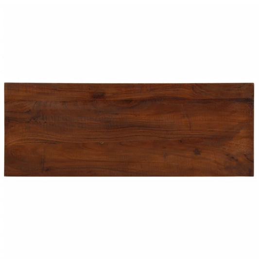 Tafelblad rechthoekig 90x30x3,8 cm massief gerecycled hout is nu te koop bij PeponiXL, paradijselijk wonen!