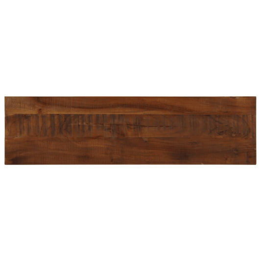 Tafelblad rechthoekig 110x30x3,8 cm massief gerecycled hout is nu te koop bij PeponiXL, paradijselijk wonen!
