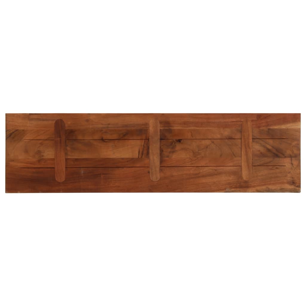 Tafelblad rechthoekig 110x30x3,8 cm massief gerecycled hout is nu te koop bij PeponiXL, paradijselijk wonen!