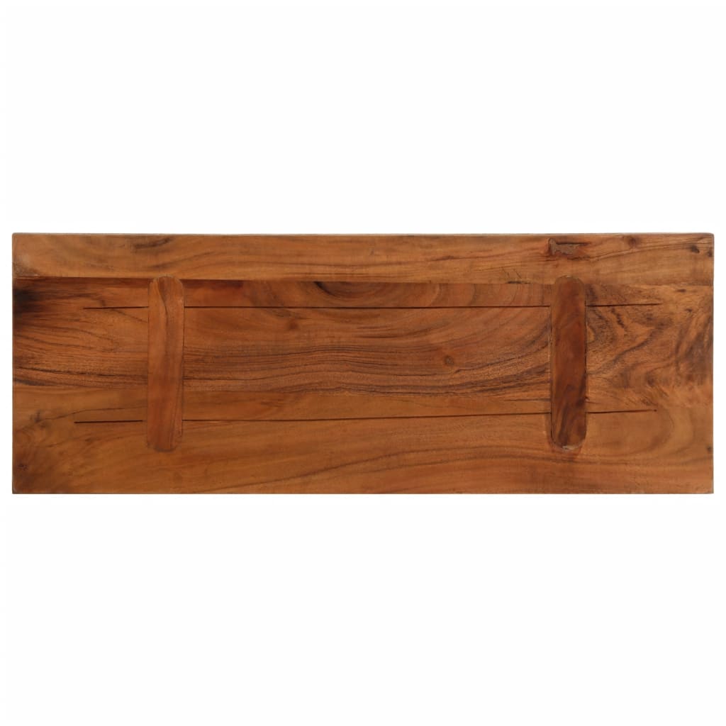 Tafelblad rechthoekig 80x40x3,8 cm massief gerecycled hout is nu te koop bij PeponiXL, paradijselijk wonen!
