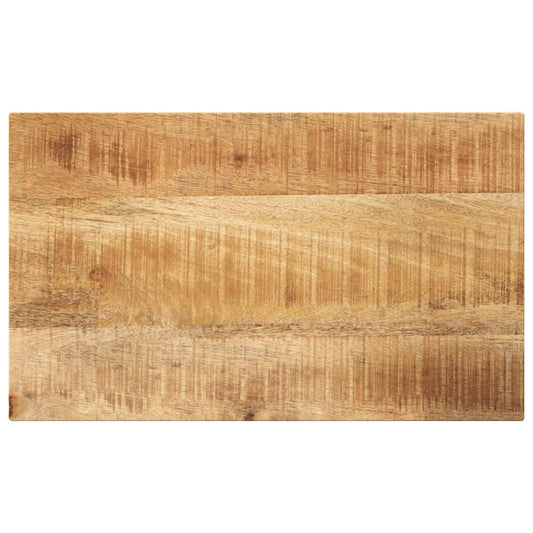 Tafelblad rechthoekig 40x20x2,5 cm massief ruw mangohout is nu te koop bij PeponiXL, paradijselijk wonen!