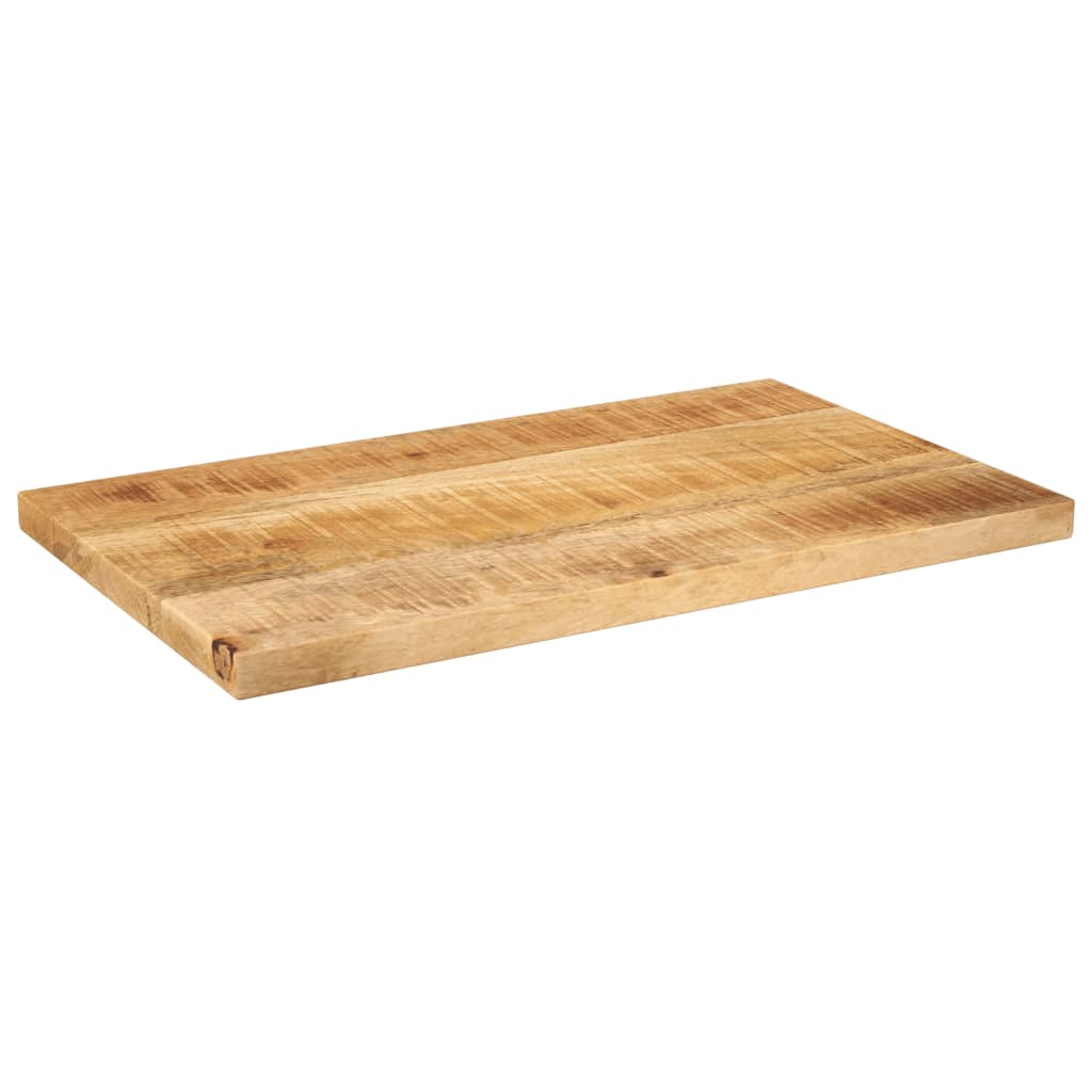 Tafelblad rechthoekig 40x20x2,5 cm massief ruw mangohout is nu te koop bij PeponiXL, paradijselijk wonen!