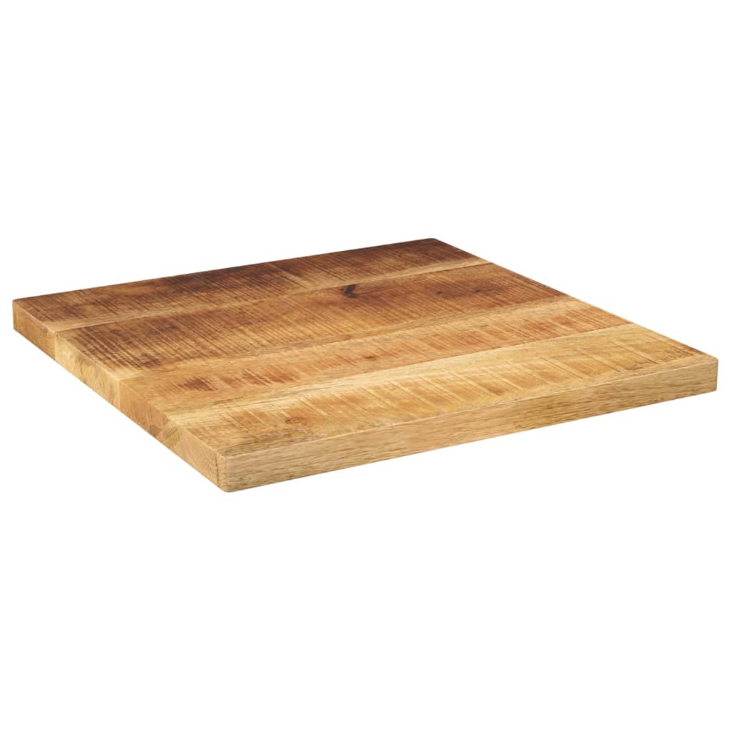 Tafelblad vierkant 40x40x2,5 cm massief ruw mangohout is nu te koop bij PeponiXL, paradijselijk wonen!