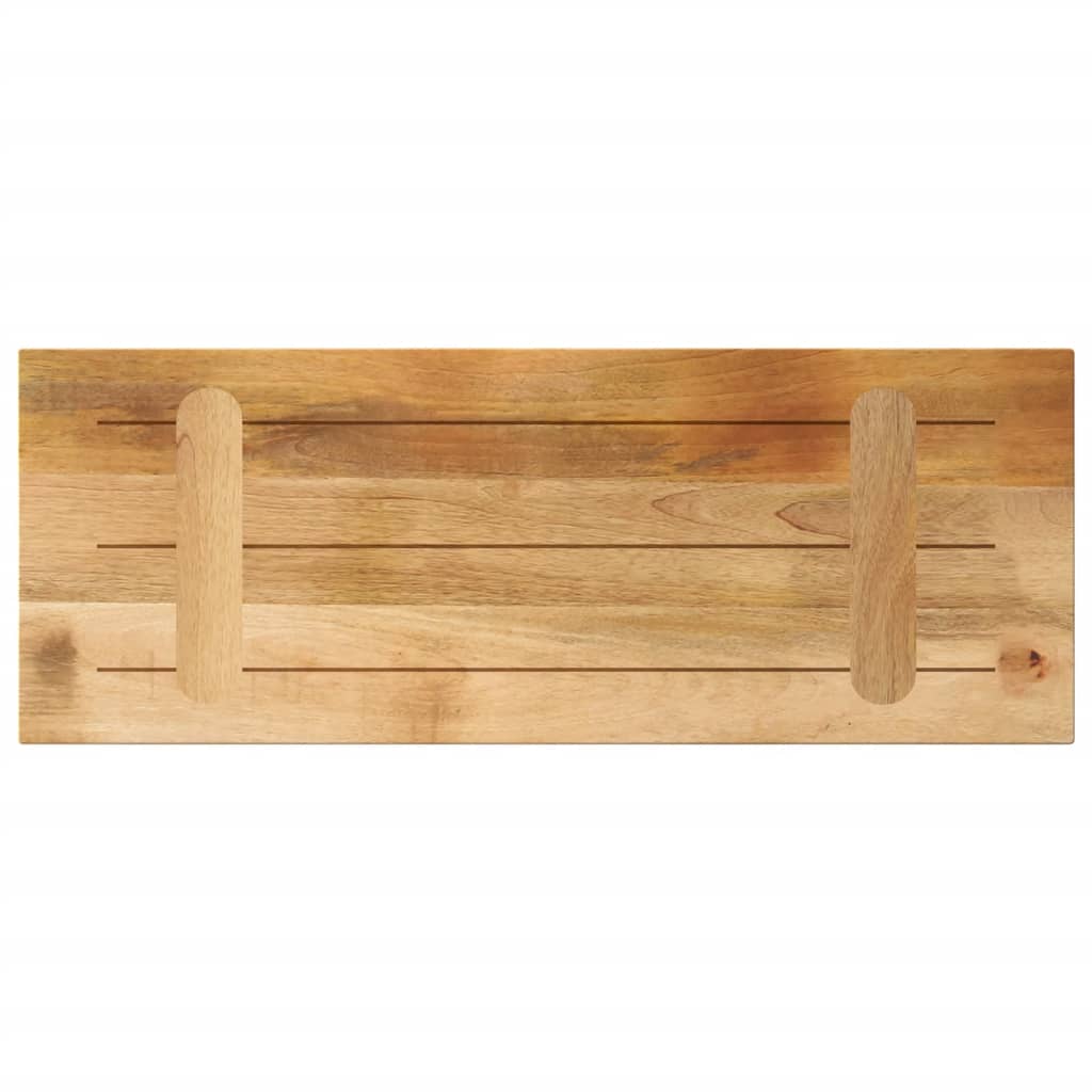 Tafelblad rechthoekig 70x40x2,5 cm massief ruw mangohout is nu te koop bij PeponiXL, paradijselijk wonen!