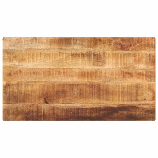 Tafelblad rechthoekig 120x60x1,5 cm massief ruw mangohout is nu te koop bij PeponiXL, paradijselijk wonen!
