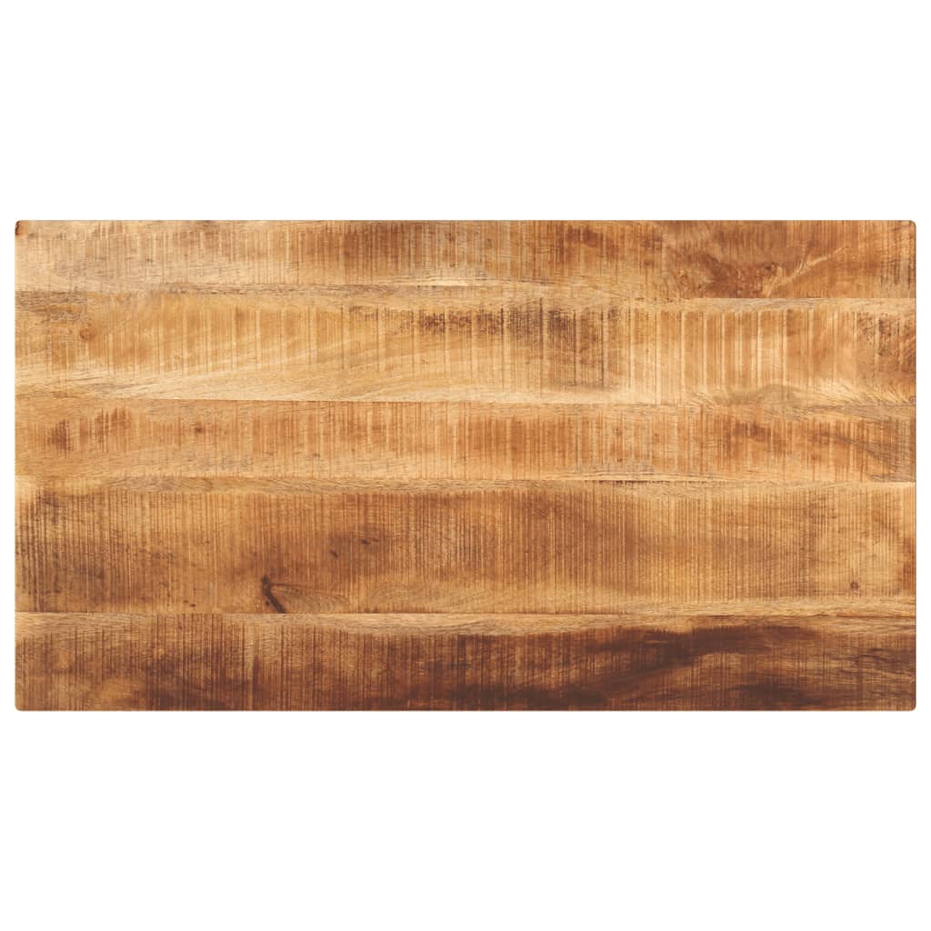 Tafelblad rechthoekig 100x70x2,5 cm massief ruw mangohout is nu te koop bij PeponiXL, paradijselijk wonen!