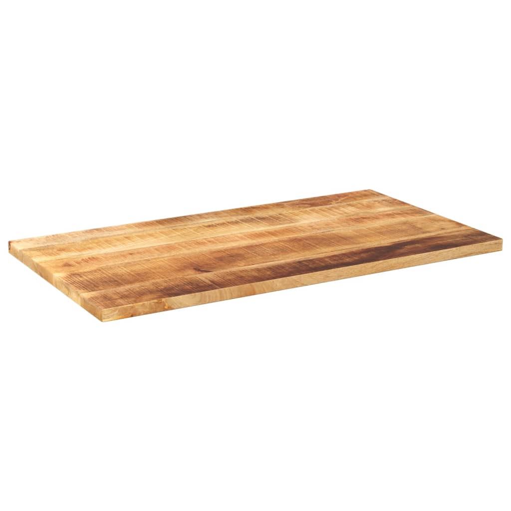 Tafelblad rechthoekig 100x70x2,5 cm massief ruw mangohout is nu te koop bij PeponiXL, paradijselijk wonen!