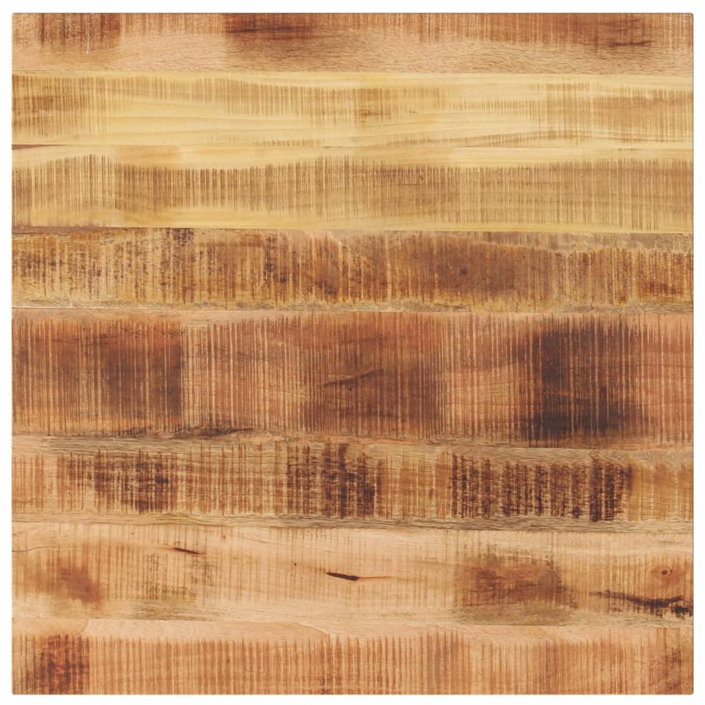 Tafelblad vierkant 80x80x2,5 cm massief ruw mangohout is nu te koop bij PeponiXL, paradijselijk wonen!