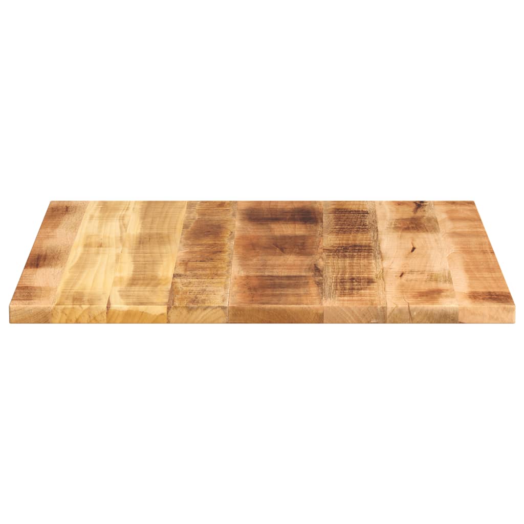 Tafelblad vierkant 90x90x2,5 cm massief ruw mangohout is nu te koop bij PeponiXL, paradijselijk wonen!