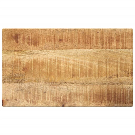 Tafelblad rechthoekig 40x20x3,8 cm massief ruw mangohout is nu te koop bij PeponiXL, paradijselijk wonen!