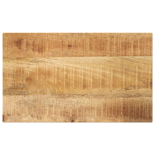 Tafelblad rechthoekig 60x20x3,8 cm massief ruw mangohout is nu te koop bij PeponiXL, paradijselijk wonen!
