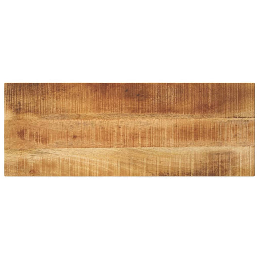 Tafelblad rechthoekig 90x20x3,8 cm massief ruw mangohout is nu te koop bij PeponiXL, paradijselijk wonen!