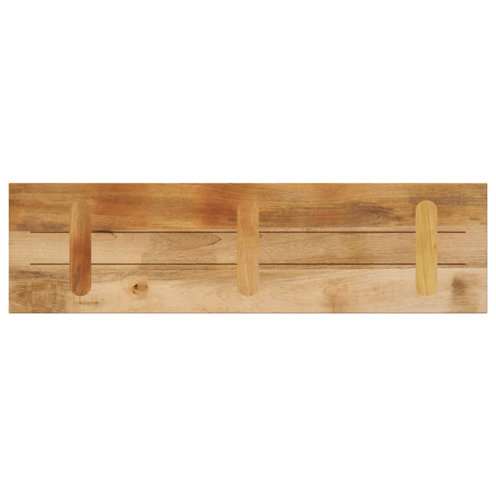 Tafelblad rechthoekig 100x20x3,8 cm massief ruw mangohout is nu te koop bij PeponiXL, paradijselijk wonen!