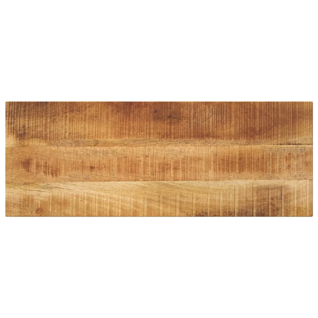 Tafelblad rechthoekig 70x40x3,8 cm massief ruw mangohout is nu te koop bij PeponiXL, paradijselijk wonen!