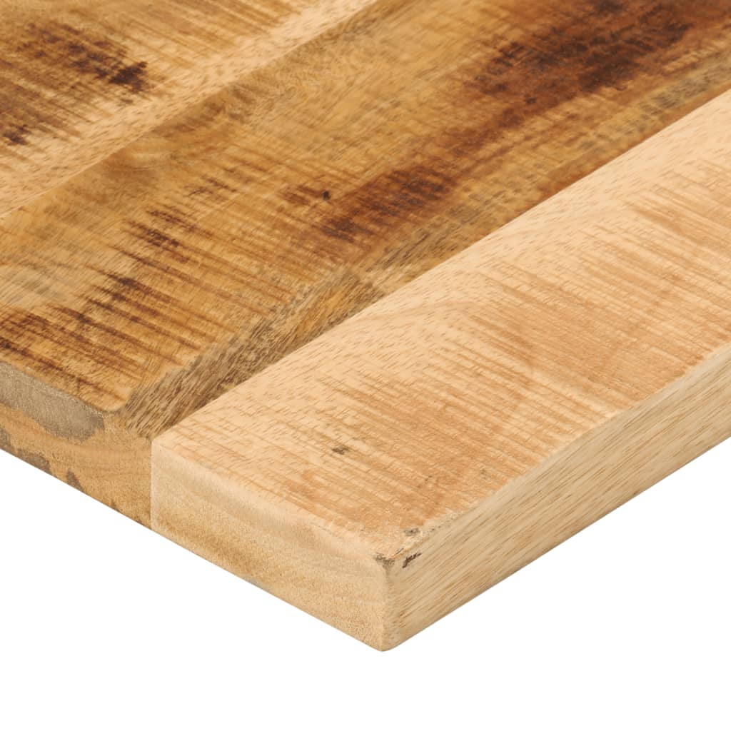 Tafelblad rechthoekig 70x40x3,8 cm massief ruw mangohout is nu te koop bij PeponiXL, paradijselijk wonen!