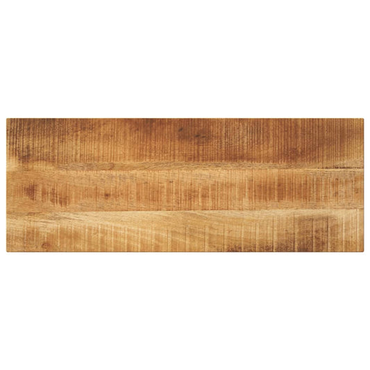 Tafelblad rechthoekig 80x40x3,8 cm massief ruw mangohout is nu te koop bij PeponiXL, paradijselijk wonen!