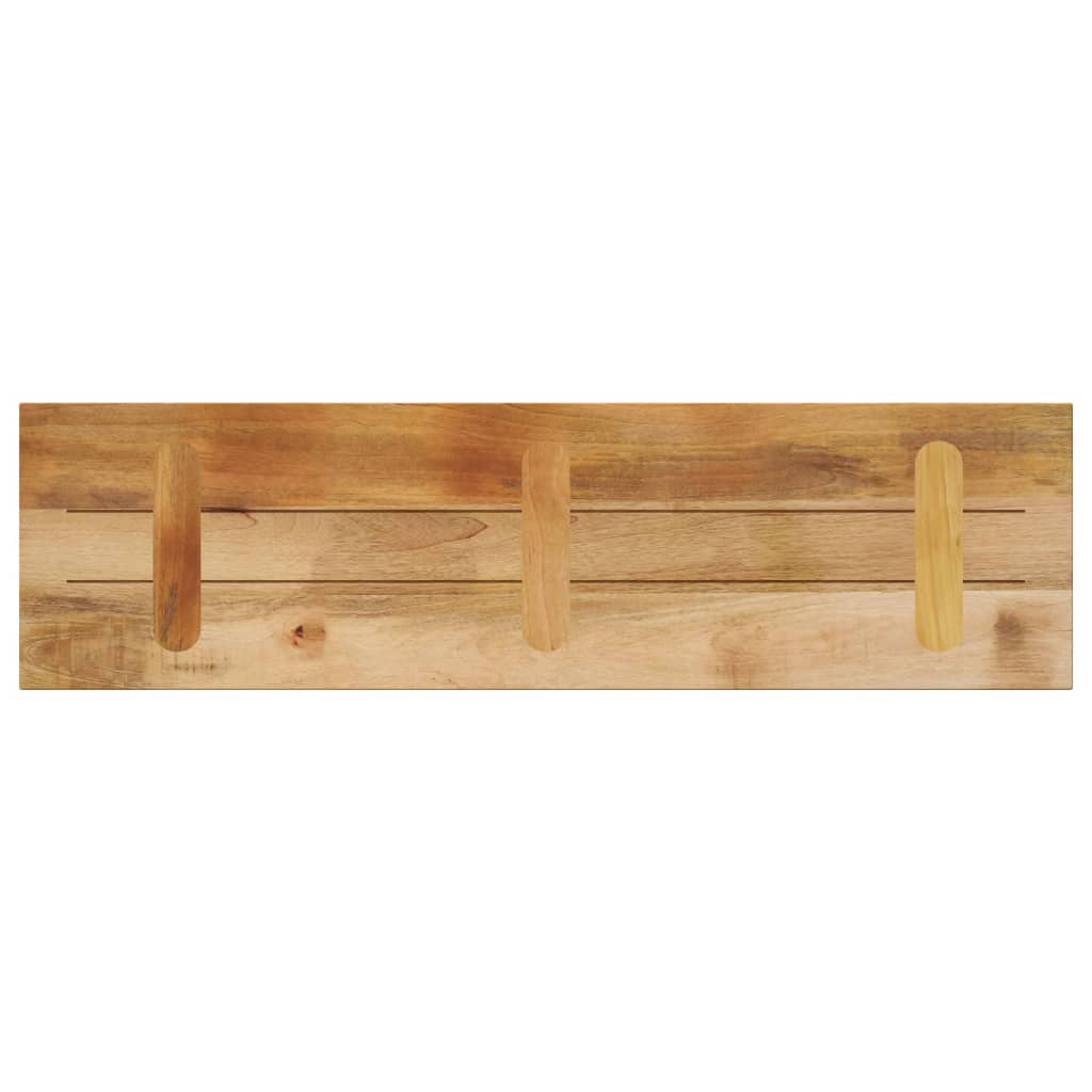 Tafelblad rechthoekig 110x40x3,8 cm massief ruw mangohout is nu te koop bij PeponiXL, paradijselijk wonen!