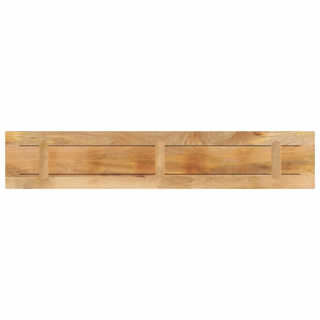 Tafelblad rechthoekig 160x40x3,8 cm massief ruw mangohout is nu te koop bij PeponiXL, paradijselijk wonen!