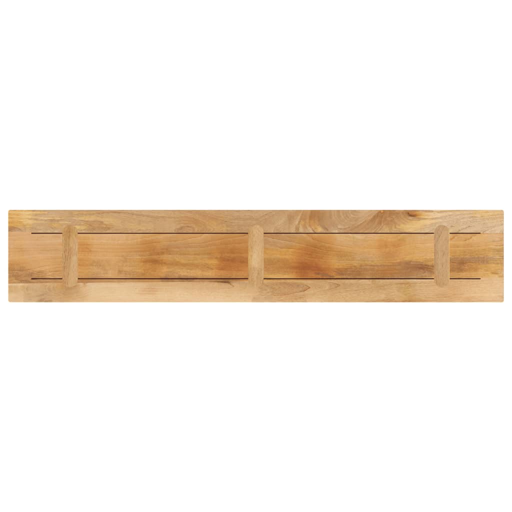 Tafelblad rechthoekig 180x40x3,8 cm massief ruw mangohout is nu te koop bij PeponiXL, paradijselijk wonen!