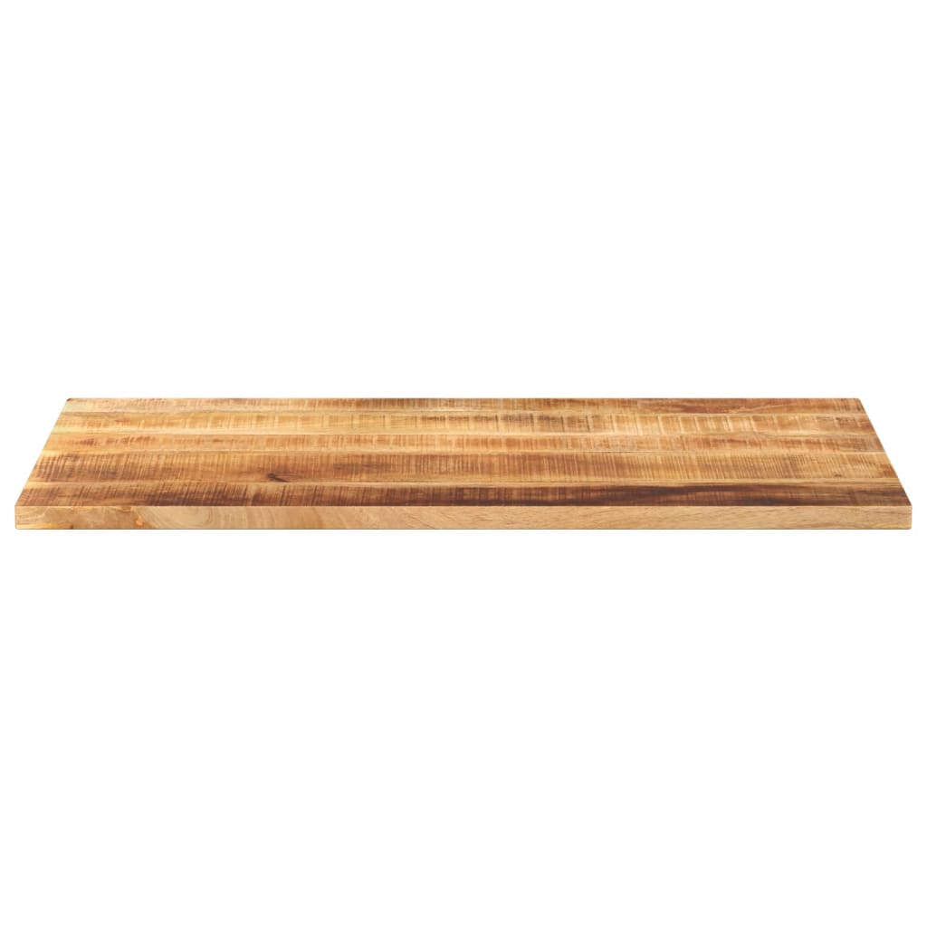 Tafelblad rechthoekig 100x50x3,8 cm massief ruw mangohout is nu te koop bij PeponiXL, paradijselijk wonen!
