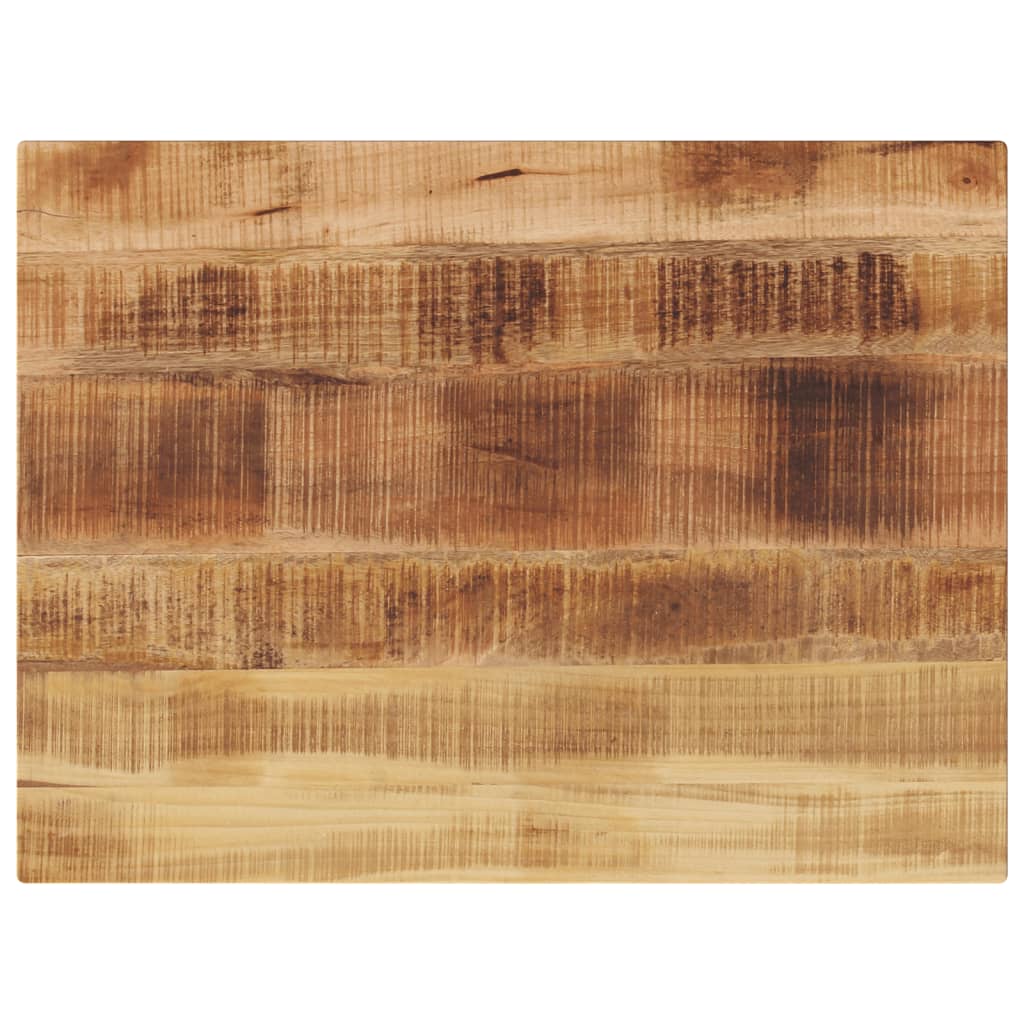 Tafelblad rechthoekig 80x70x3,8 cm massief ruw mangohout is nu te koop bij PeponiXL, paradijselijk wonen!