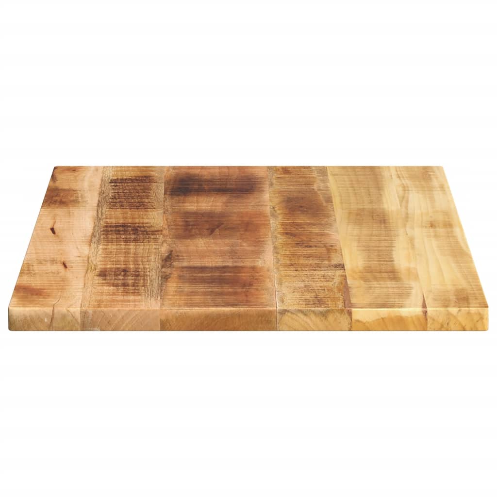 Tafelblad rechthoekig 80x70x3,8 cm massief ruw mangohout is nu te koop bij PeponiXL, paradijselijk wonen!