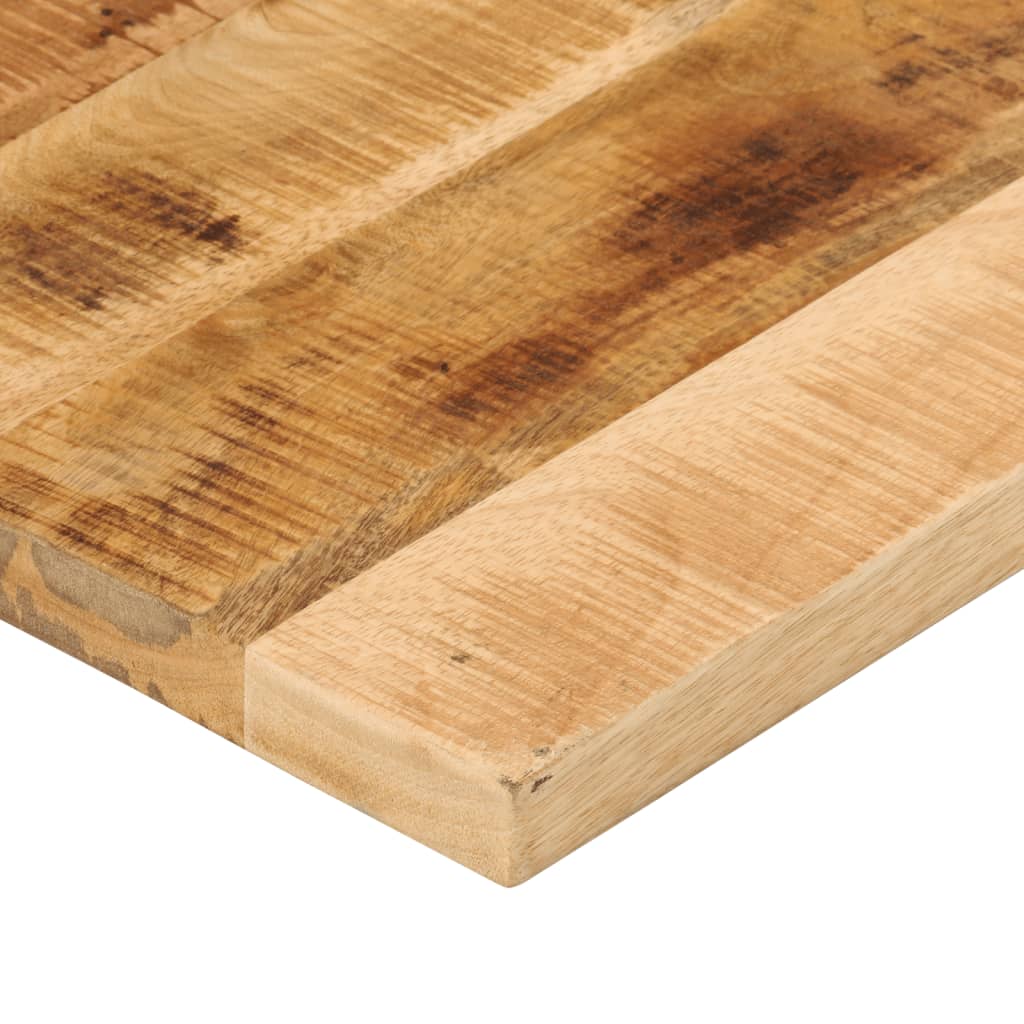 Tafelblad rechthoekig 80x70x3,8 cm massief ruw mangohout is nu te koop bij PeponiXL, paradijselijk wonen!